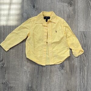 Polo by Ralph Lauren Kids Yellow Button Down Shirt